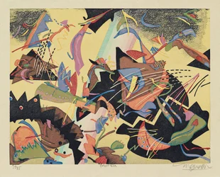 Pulcinella, 2000 (träsnitt)