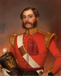 Löjtnant William Munro, 39th (Dorsetshire) Regiment of Foot, c.1844 (olja på duk)