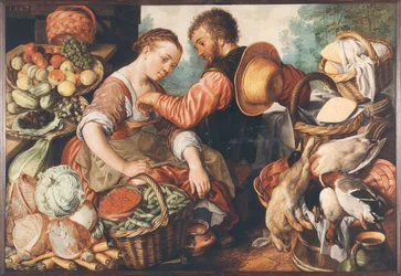 Marknadsscenen, 1567.