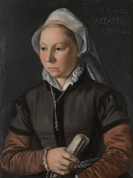 Porträtt av en ung kvinna, 1562.