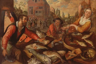 The Fish Market (olja på duk)