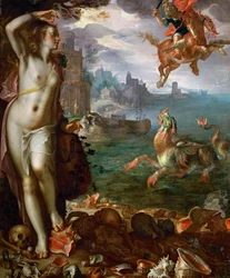Perseus befriar Andromeda