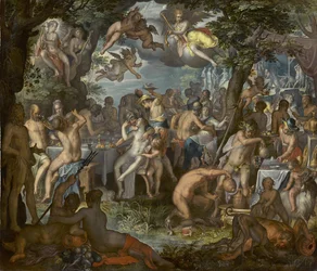 Peleus och Thetis bröllop, 1612