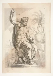 Jupiter Olympius, från Sculpturae Vetis Admirata