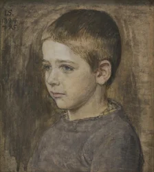 Konstnärens son Peter