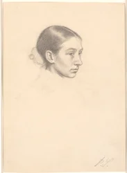 Porträtt av Susette Cathrine Skovgaard (gift Holten)