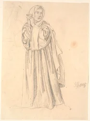 Stående kvinna