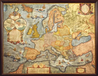 Karta över Europa 1686 av Joan Blaeu