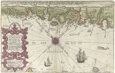 Kartlägg en del av Norges och Sveriges kust Havet Kuste vant Landt i nordost sortering under Norge och delvis under Sverige (...) (titel på objekt)