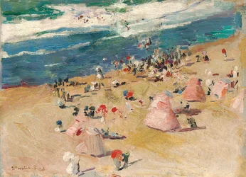 Strand vid Biarritz, 1906