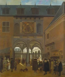 Börsen i Amsterdam, ca 1675-80 (olja på duk)