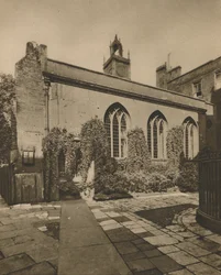 Hall of the Society of Cliffords Inn, Behind St. Dunstans-In-the-West, c1935.
