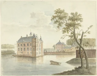 Utsikt över okänt slott