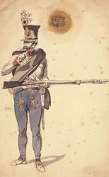 Privat soldat från det ungerska infanteriet, 1835-1849