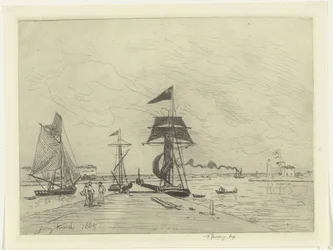 Brygga vid Honfleur