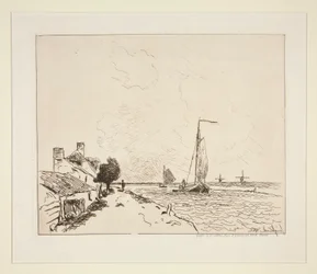 De två båtarna? segling (The Two Sailboats)
