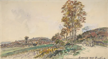 Väg nära La Côte-Saint-André, 1885.