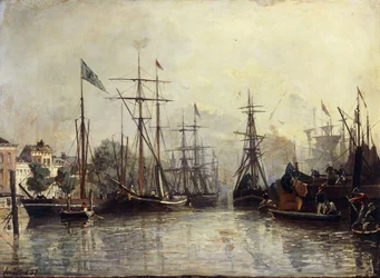 Rotterdams hamn, 1857