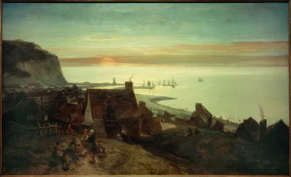Solnedgång vid St. Valéryen– Caux