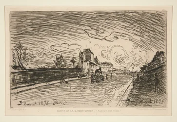 Avsluta från Cochin House (Faubourg Saint-Jacques)