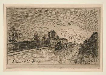 Avsluta från Cochin House (Faubourg Saint-Jacques)