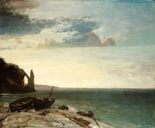 Havet vid Etretat, 1853.