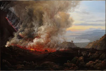 Ett utbrott av Vesuvius