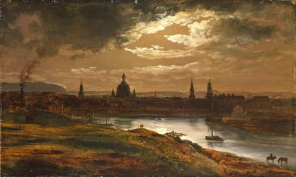 Dresden i månskenet
