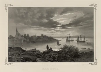 Illustration hämtad från boken Norge producerad i Drawings av Asbjørnsen, P.Chr. och utgiven av Chr. Tønsberg (nr, 1848)
