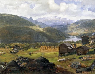 Norska dalen av Johan Christian Clausen Dahl (1788-1857), Norge 1800-talet