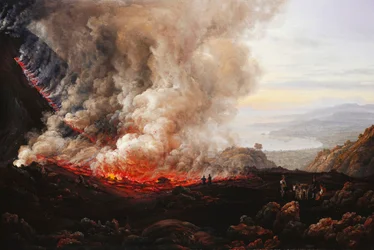 Vesuvius utbrott; Utbrottet av Vesuvius, 1824