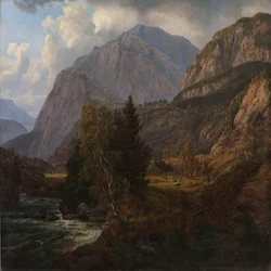 Utsikt över Fortundalen