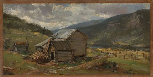 Utsikt över Hjelle i Valdres