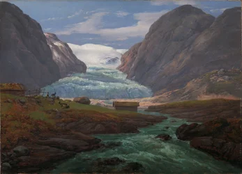 Utsikt över Nigardsbreen i Jostedalen