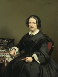 Wilhelmina Margaretha van den Bosch (1807-74). Hustru till Gerard Johan Lost van Themaat