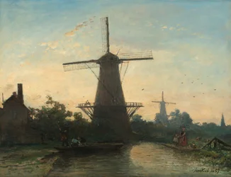 Kvarnar nära Rotterdam