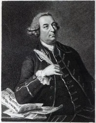 Porträtt av John Christopher Smith (1712-95), musiker och amanuens till Händels