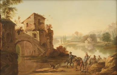 Landskap i italiensk stil