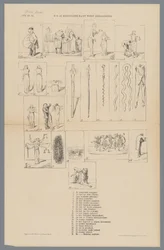 Tecknad film om rättsväsendet, 1873 Hur rättsväsendet är organiserat (titel på objekt)
