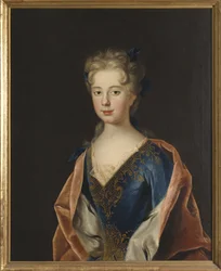 Prinsessan Anne Leszczynska - Porträtt av prinsessan Anna Leszczynska (1699-1717), av Starbus, Johan (1679-1724). Olja på duk
