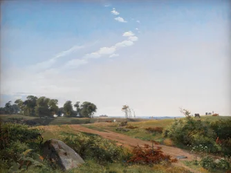 Själland Landskap. Öppet land i Nordsjälland