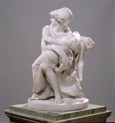 Mars och Venus (Carrara marmor)