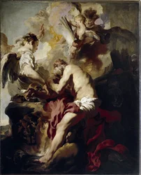 The Vision of Saint Hieronymus (olja på duk