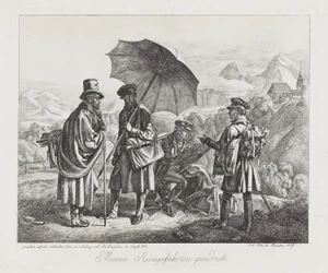 The Artists on their Journey, pub. 1819
