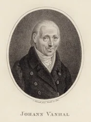 Porträtt av kompositören Johann Baptist Wanhal 1739-1813, 1815.