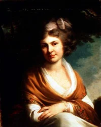 Porträtt av grevinnan Natalia Alexandrovna Suvarova (1775-1844) 1795 (olja på duk)