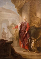 Porträtt av Wenzel Anton, prins av Kaunitz-Rietberg