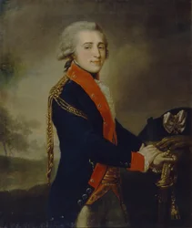 Porträtt av greve Artemy Ivanovich Lazarev 1768-1791, 1790-talet