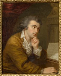 Porträtt av pianisten och kompositören Joseph Wölfl 1773-1812, ca. 1795.