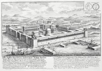 Diocletianus palats (245-313), Split, Jugoslavien, från 